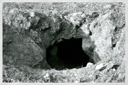 The cave entrance